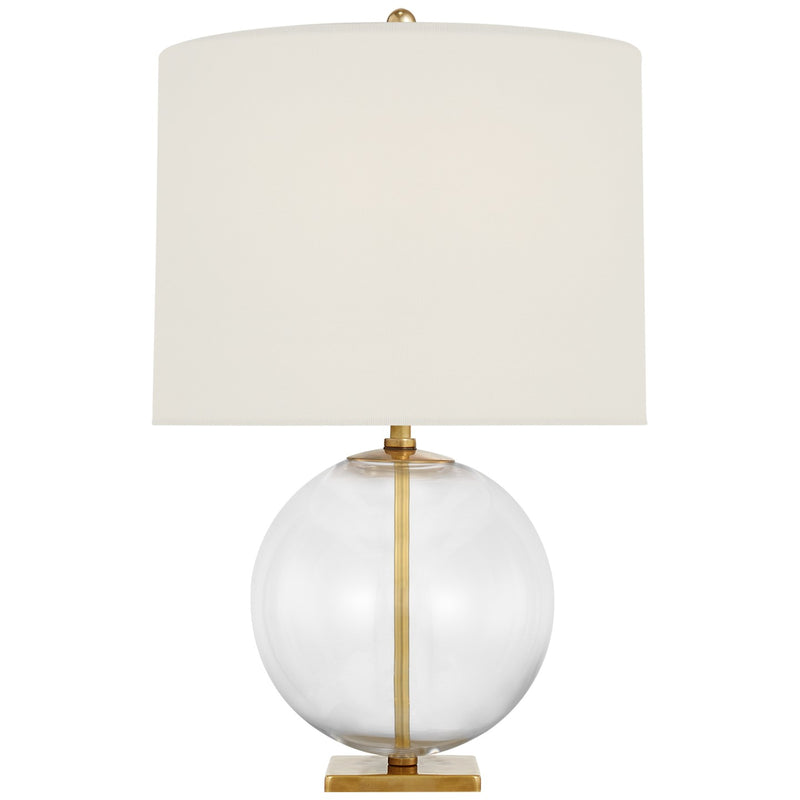 Visual Comfort Signature KS 3014CG-L One Light Table Lamp, Clear Glass