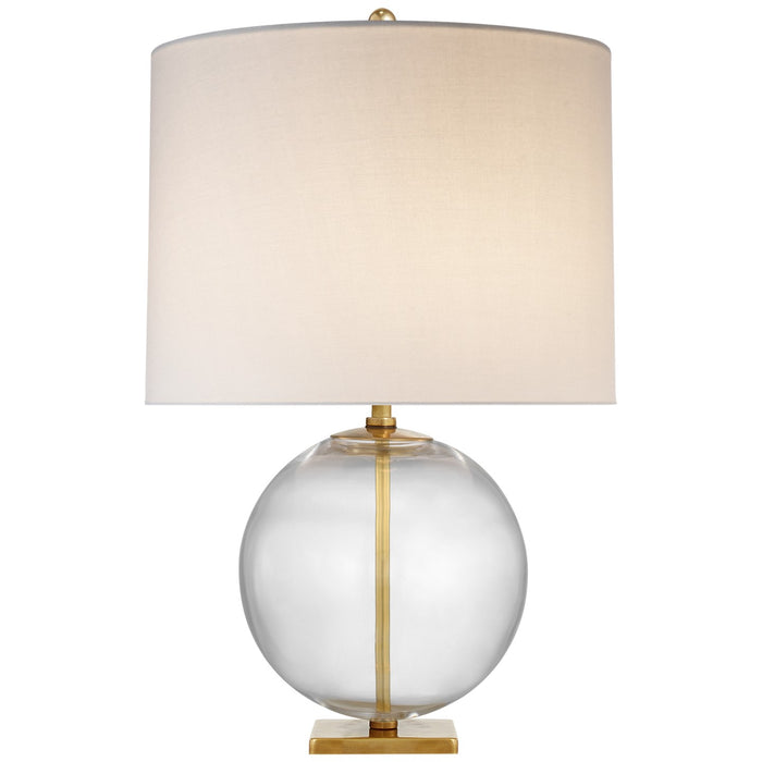 Visual Comfort Signature KS 3014CG-L One Light Table Lamp, Clear Glass