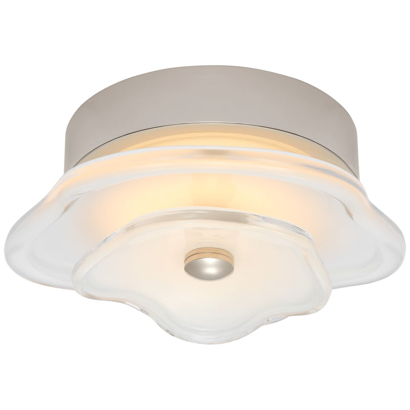 Visual Comfort Signature KS 4063PN-CRE LED Flush Mount, Polished Nickel