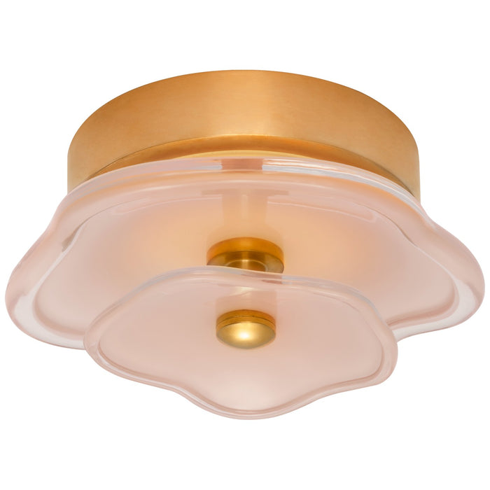 Visual Comfort Signature KS 4063SB-BLS LED Flush Mount, Soft Brass