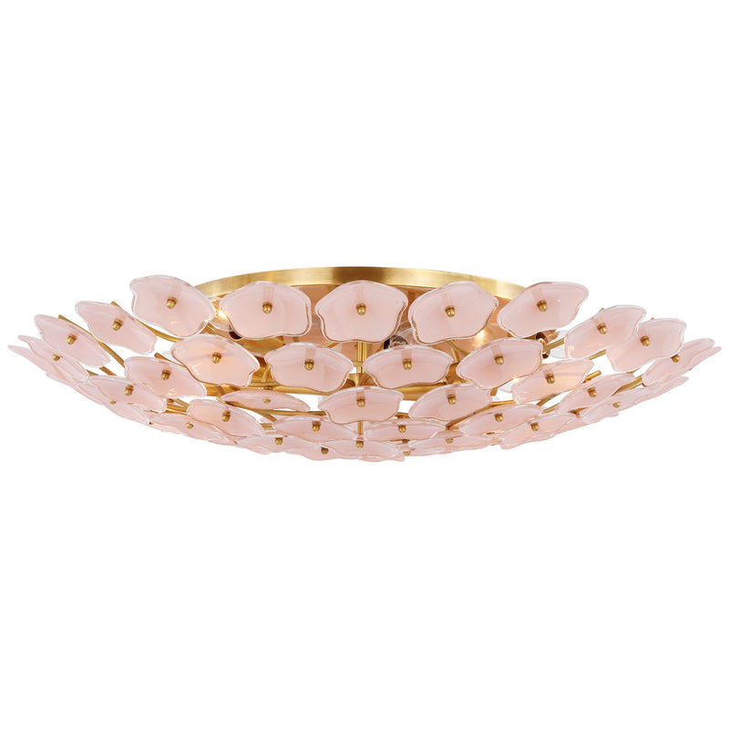 Visual Comfort Signature KS 4068SB-BLS LED Flush Mount, Soft Brass
