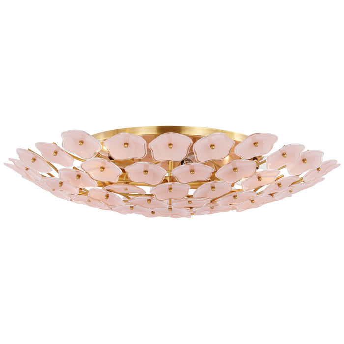 Visual Comfort Signature KS 4068SB-BLS LED Flush Mount, Soft Brass