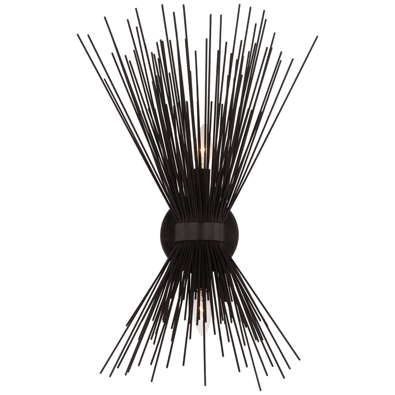 Visual Comfort Signature KW 2073AI LED Wall Sconce, Aged Iron