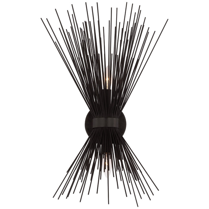 Visual Comfort Signature KW 2073AI LED Wall Sconce, Aged Iron