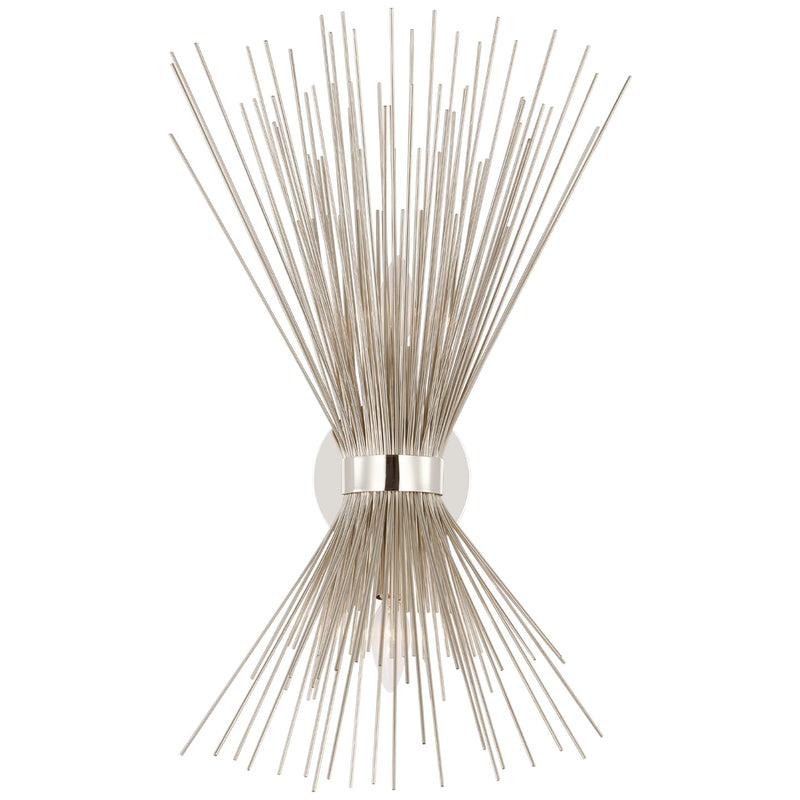 Visual Comfort Signature KW 2073PN LED Wall Sconce, Polished Nickel