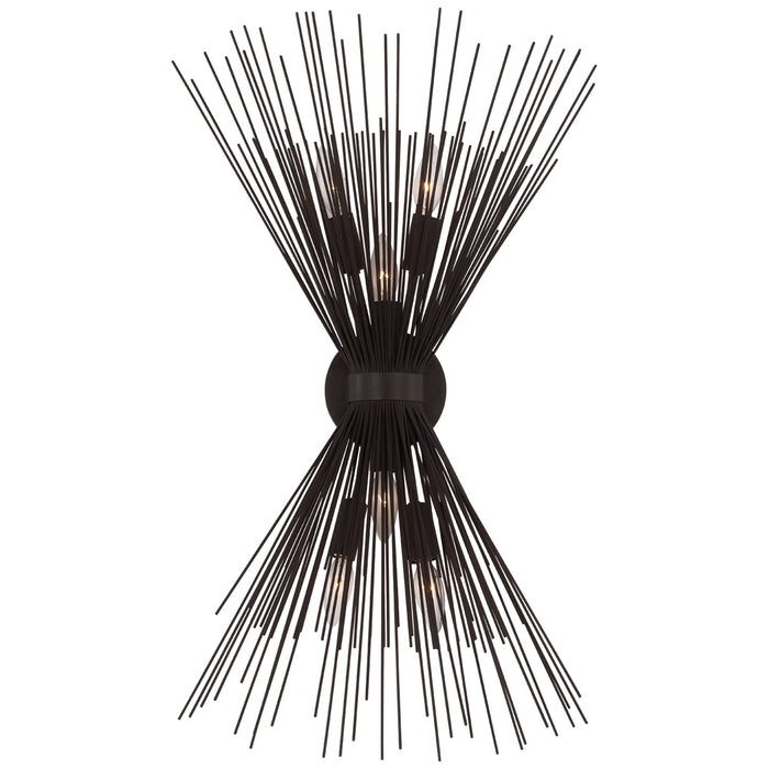 Visual Comfort Signature KW 2074AI LED Wall Sconce, Aged Iron