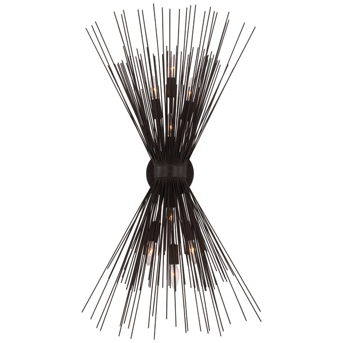 Visual Comfort Signature KW 2076AI LED Wall Sconce, Aged Iron