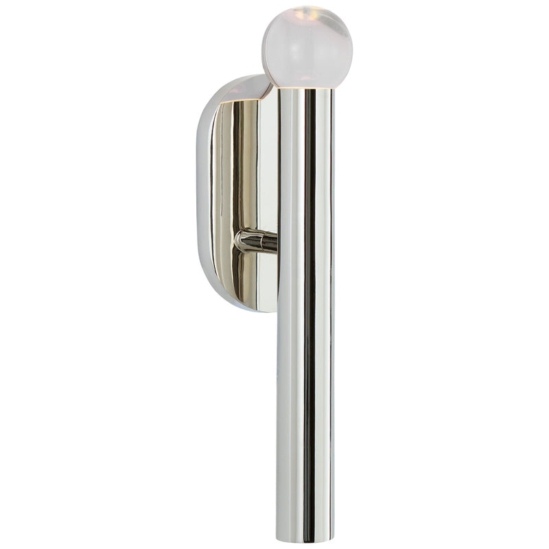 Visual Comfort Signature KW 2280PN-CG LED Wall Sconce, Polished Nickel