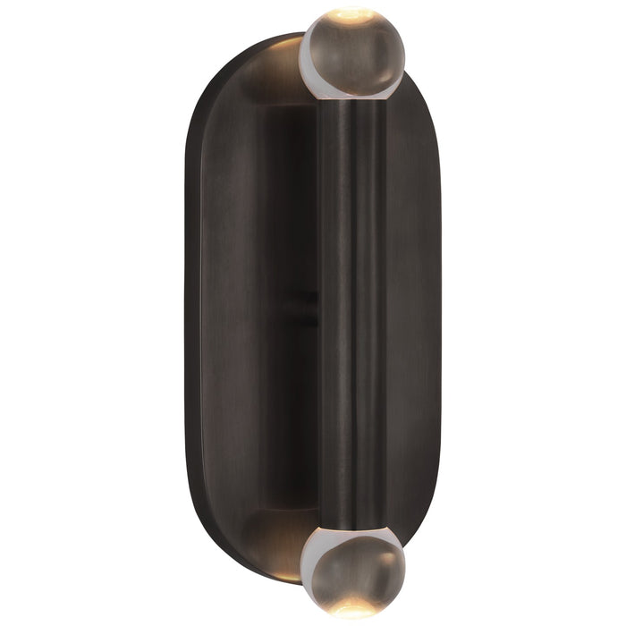 Visual Comfort Signature KW 2282BZ-CG LED Wall Sconce, Bronze