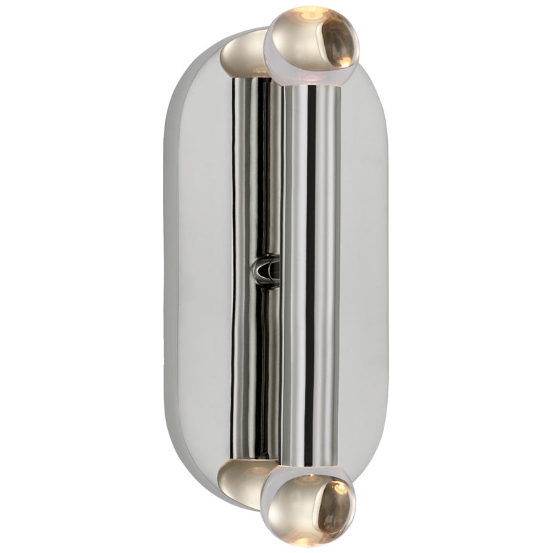 Visual Comfort Signature KW 2282PN-CG LED Wall Sconce, Polished Nickel