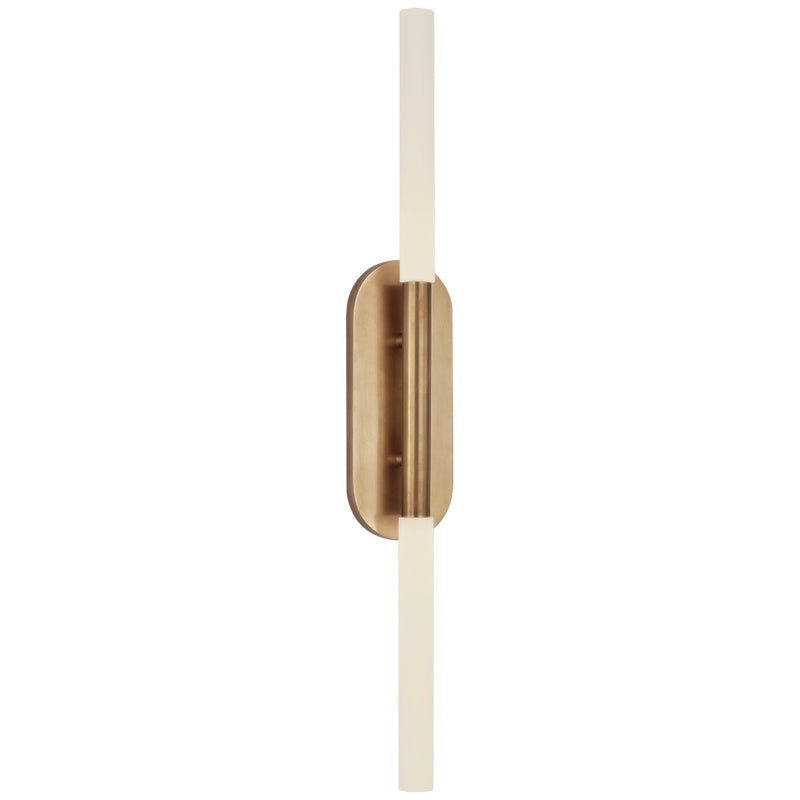 Visual Comfort Signature KW 2287AB-EC LED Wall Sconce, Antique-Burnished Brass