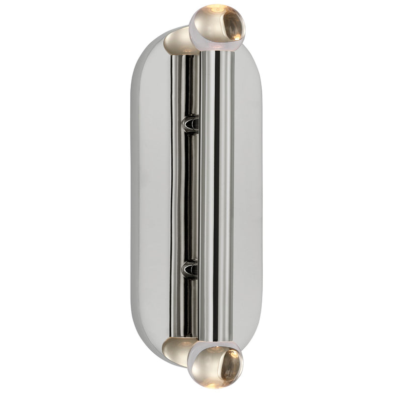 Visual Comfort Signature KW 2287PN-CG LED Wall Sconce, Polished Nickel
