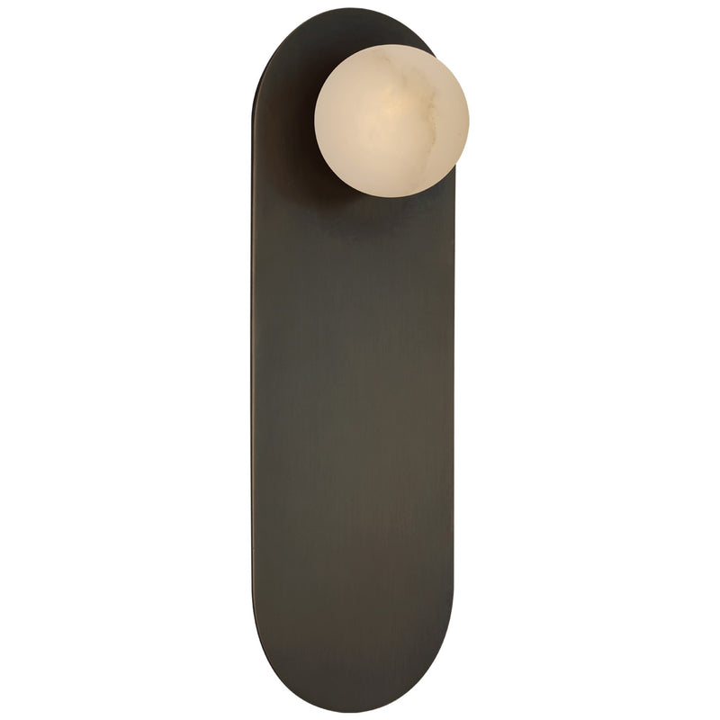 Visual Comfort Signature KW 2522MBZ-ALB LED Wall Sconce, Mirrored Bronze