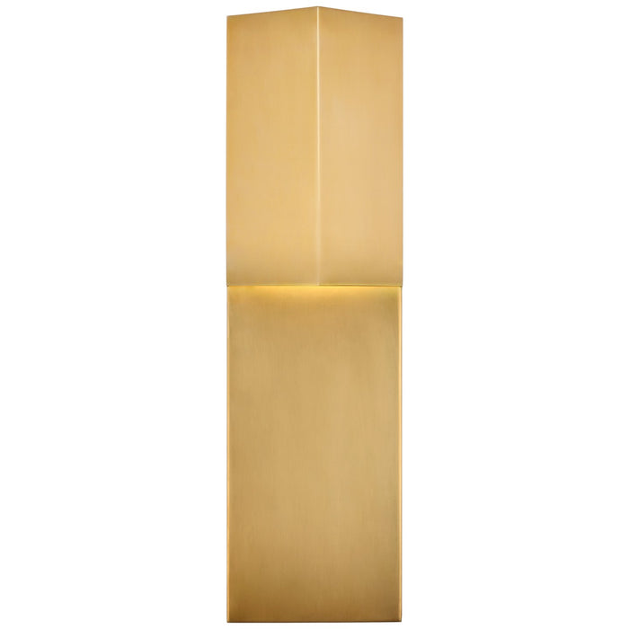 Visual Comfort Signature KW 2779AB LED Outdoor Wall Sconce, Antique-Burnished Brass