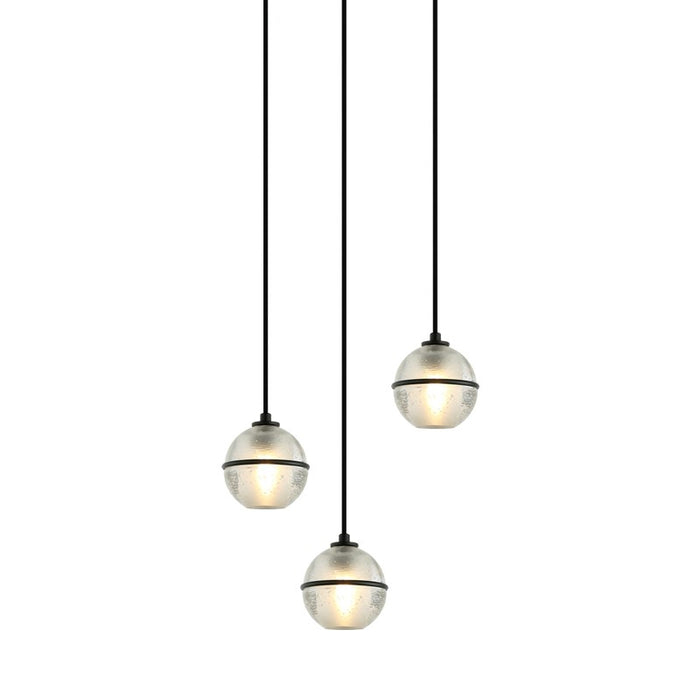 Matteo Lighting C33103MB Three Light Pendant