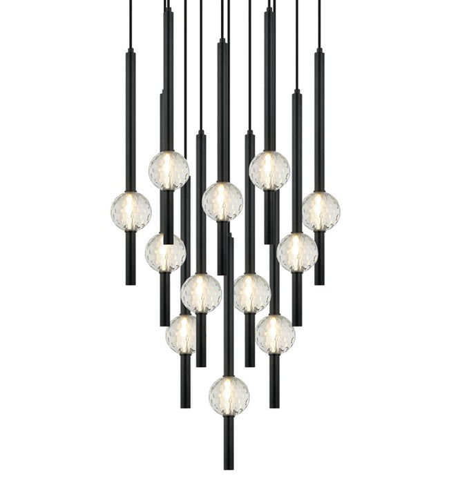 Matteo Lighting C68912MB 12 Light Chandelier