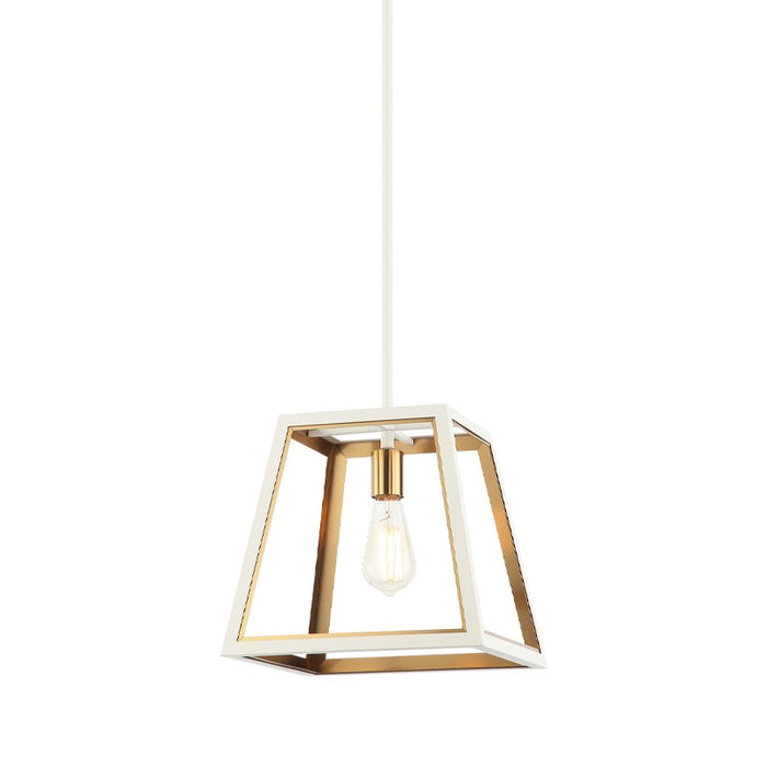 Matteo Lighting C72101WHAG One Light Pendant