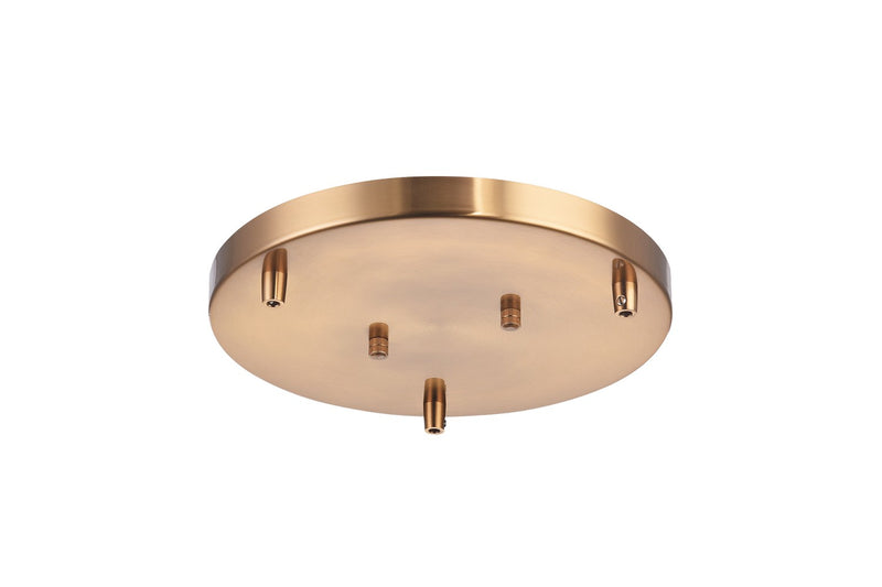 Matteo Lighting CP0103AG Canopy, Aged Gold Brass