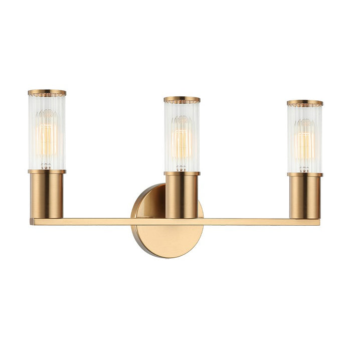 Matteo Lighting S02803AG Three Light Wall Sconce