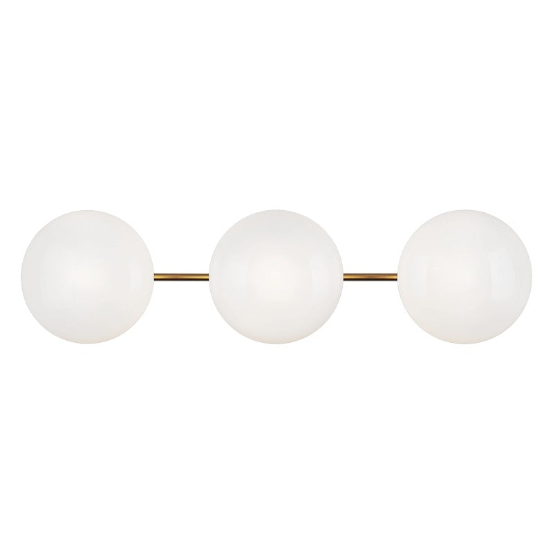 Matteo Lighting S05103AGOP Three Light Wall Sconce