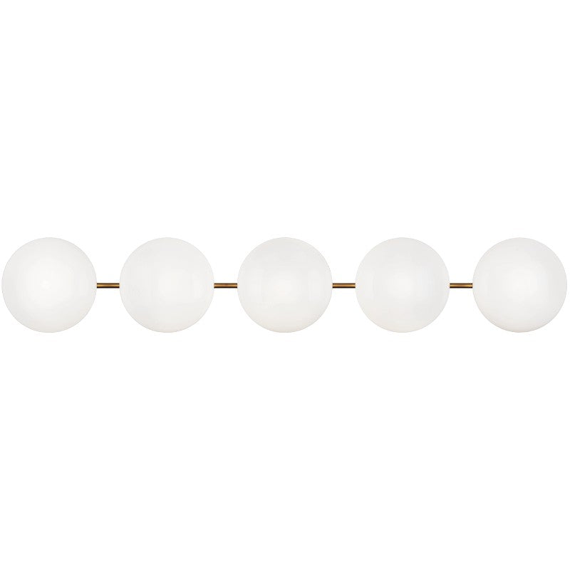 Matteo Lighting S05105AGOP Five Light Wall Sconce