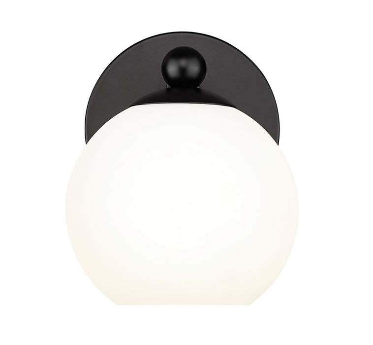Z-Lite 1100-1S-MB One Light Wall Sconce, Matte Black