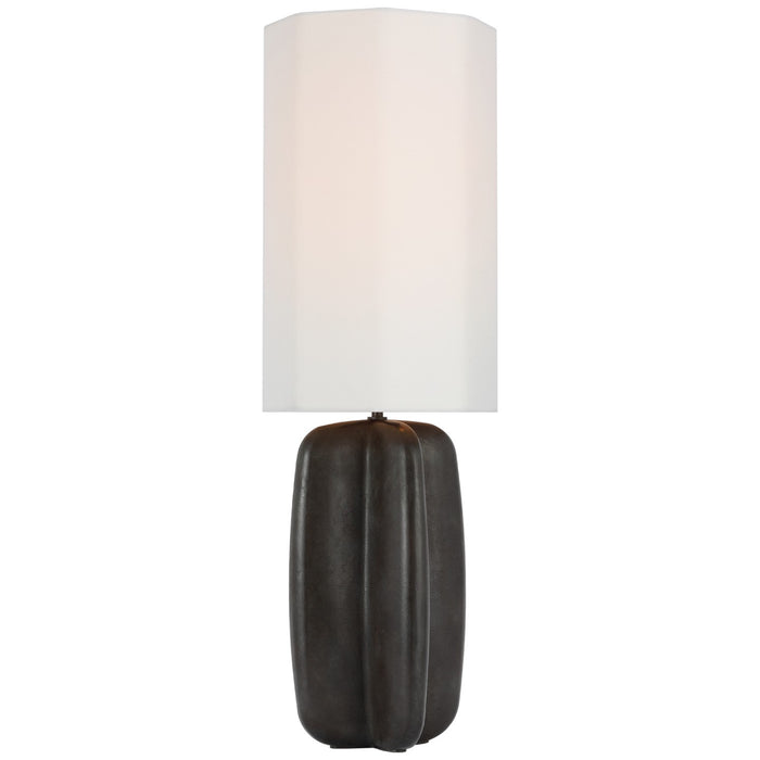 Visual Comfort Signature KW 3022AI-L LED Table Lamp, Aged Iron