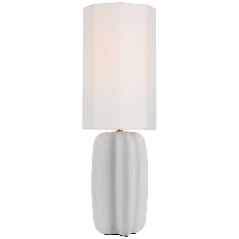 Visual Comfort Signature KW 3022PW-L LED Table Lamp, Plaster White