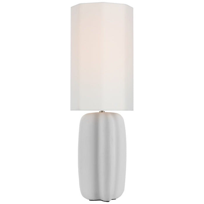 Visual Comfort Signature KW 3022PW-L LED Table Lamp, Plaster White
