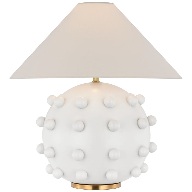 Visual Comfort Signature KW 3027PW-L LED Table Lamp, Plaster White