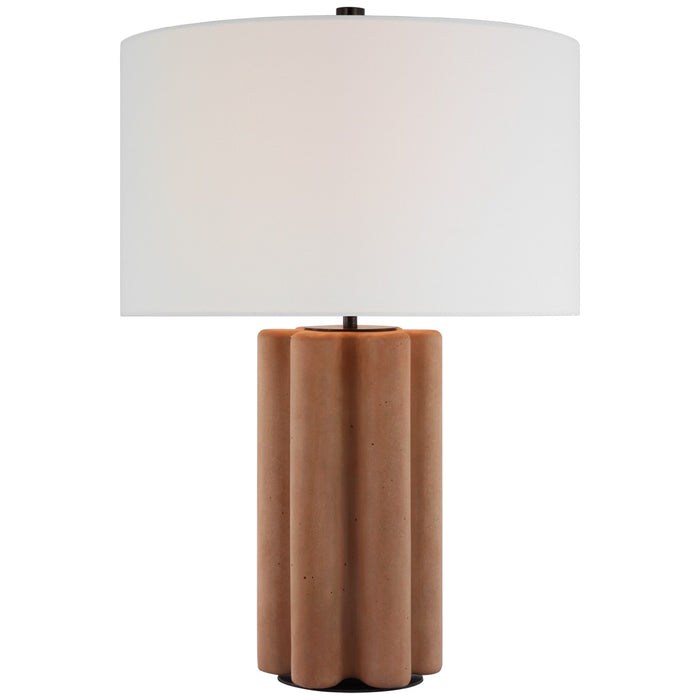 Visual Comfort Signature KW 3214TCT-L LED Table Lamp, Terracotta Stained Concrete