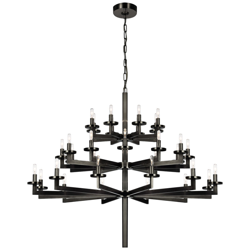 Visual Comfort Signature KW 5202BZ 32 Light Chandelier, Bronze