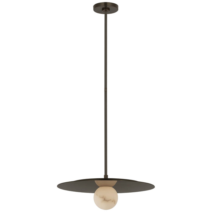 Visual Comfort Signature KW 5526MBZ-ALB LED Pendant, Mirrored Bronze