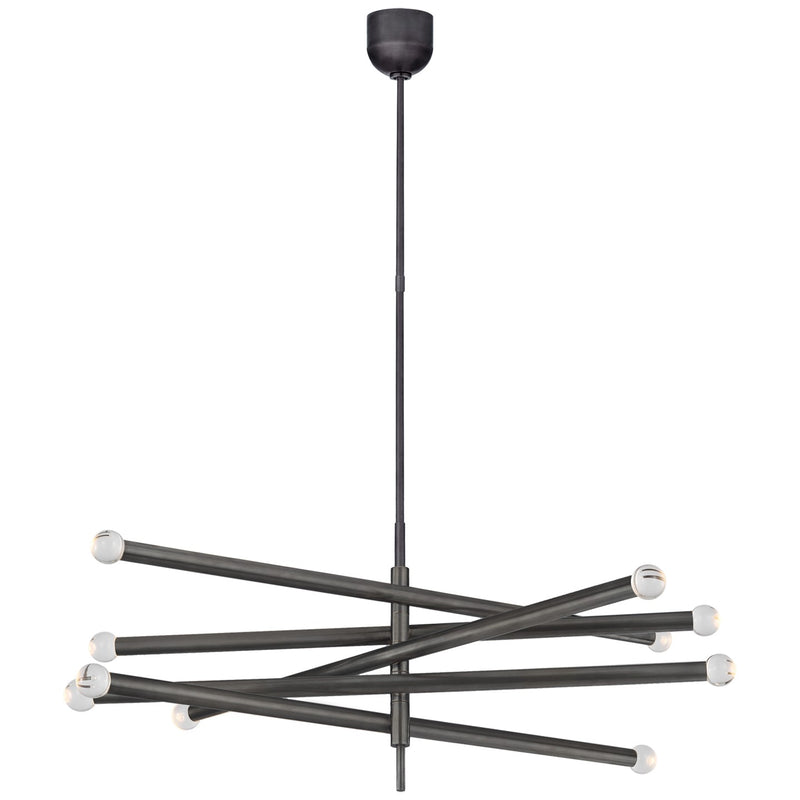 Visual Comfort Signature KW 5587BZ-CG LED Chandelier, Bronze