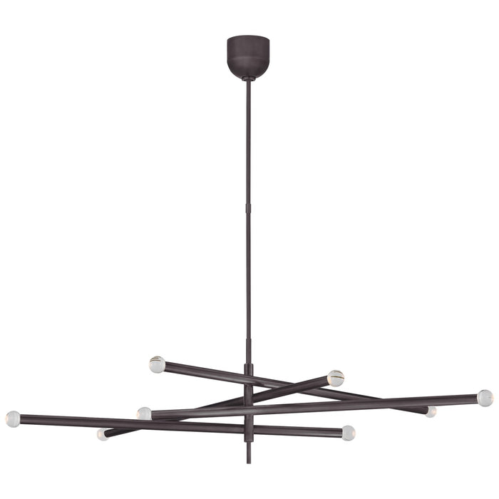 Visual Comfort Signature KW 5589BZ-CG LED Chandelier, Bronze