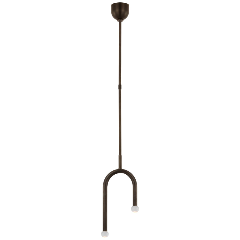 Visual Comfort Signature KW 5590BZ-CG LED Pendant, Bronze