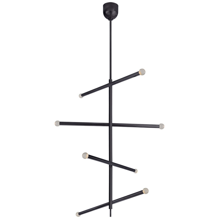 Visual Comfort Signature KW 5593BZ-CG LED Chandelier, Bronze