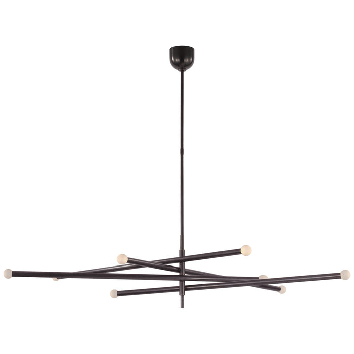 Visual Comfort Signature KW 5595BZ-ECG LED Chandelier, Bronze