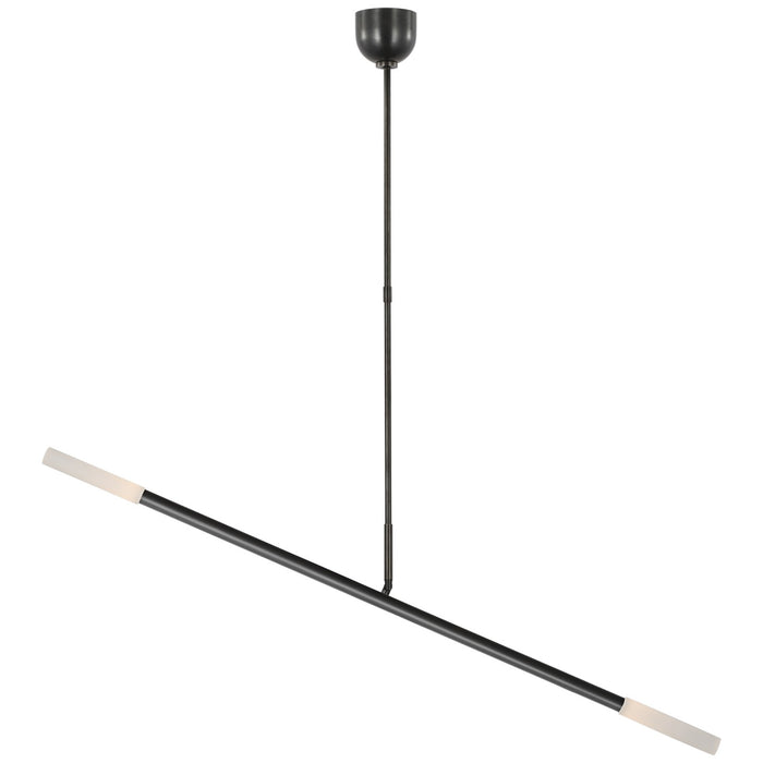 Visual Comfort Signature KW 5597BZ-EC LED Linear Chandelier, Bronze