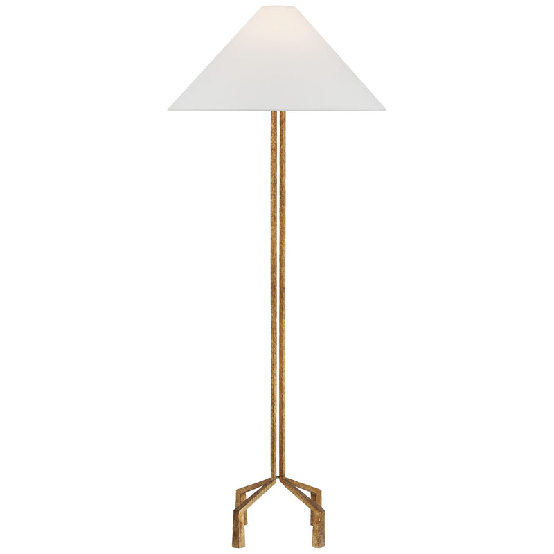 Visual Comfort Signature MF 1350GI-L LED Floor Lamp, Gilded Iron