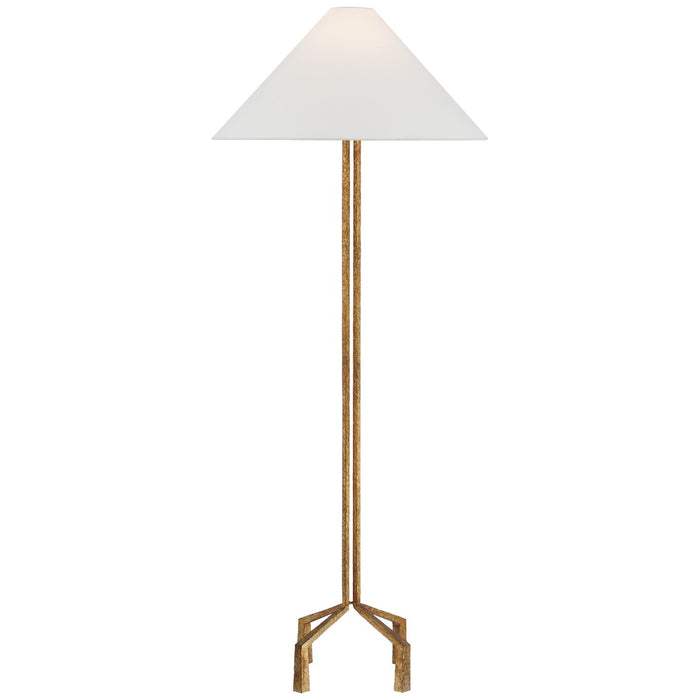 Visual Comfort Signature MF 1350GI-L LED Floor Lamp, Gilded Iron