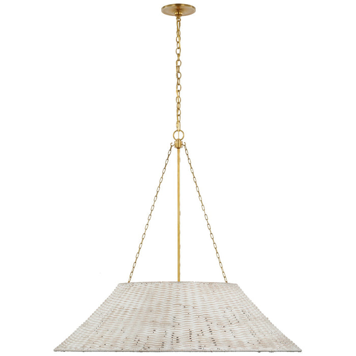 Visual Comfort Signature MF 5036SB-WW LED Pendant, Soft Brass