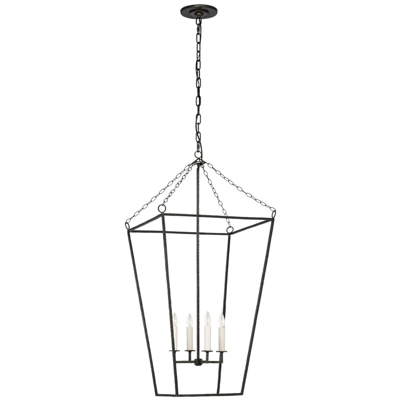Visual Comfort Signature MF 5103AI LED Lantern, Aged Iron