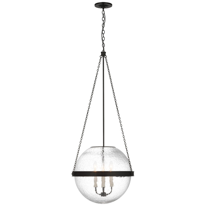Visual Comfort Signature MF 5184BZ-CG LED Pendant, Bronze