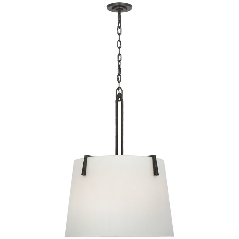 Visual Comfort Signature MF 5351AI-L LED Pendant, Aged Iron