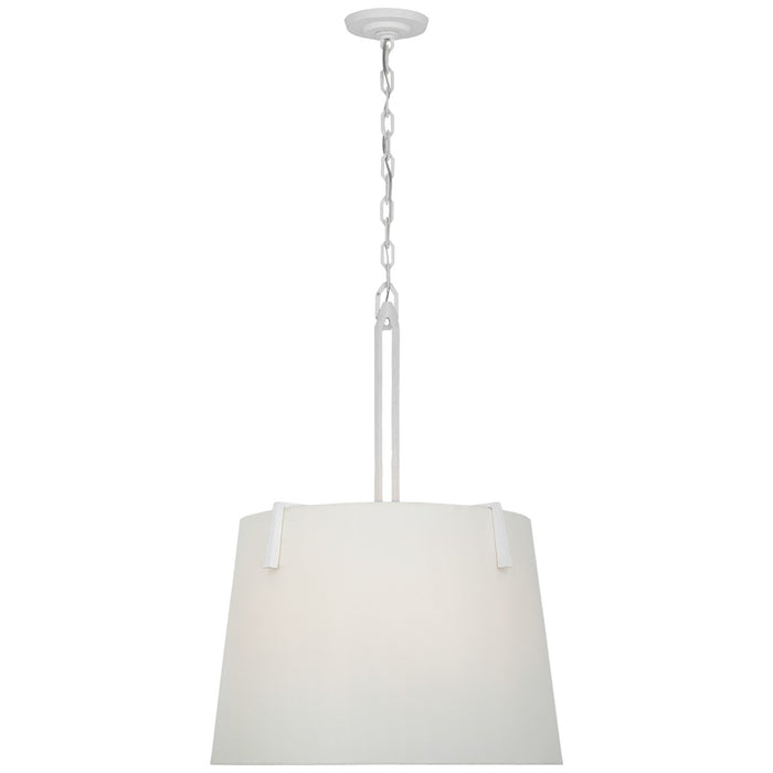 Visual Comfort Signature MF 5351PW-L LED Pendant, Plaster White