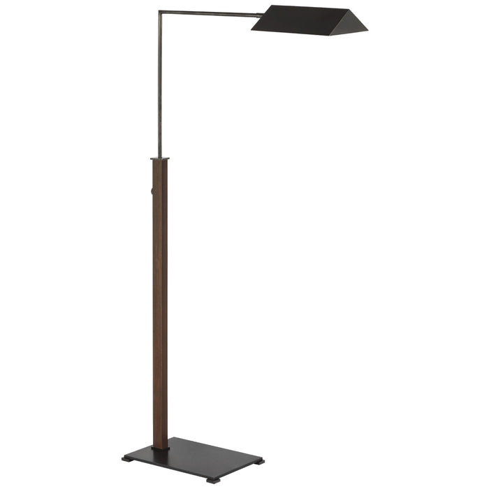 Visual Comfort Signature RB 1005BZ/DW LED Floor Lamp, Bronze and Dark Walnut