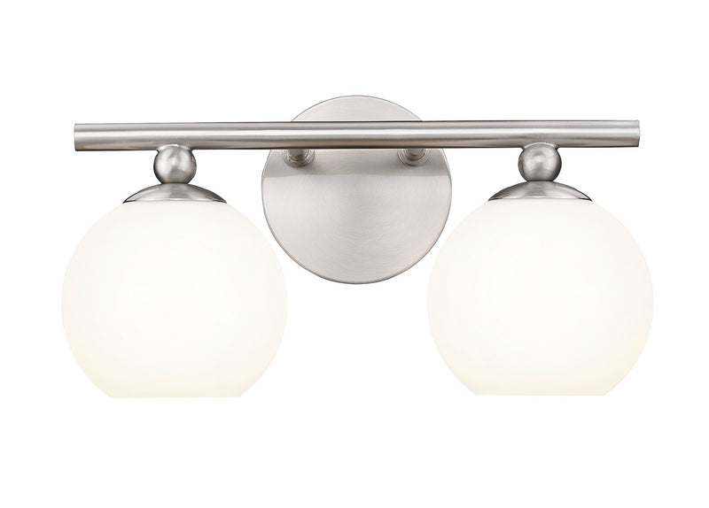 Z-Lite 1100-2V-BN Two Light Vanity, Brushed Nickel