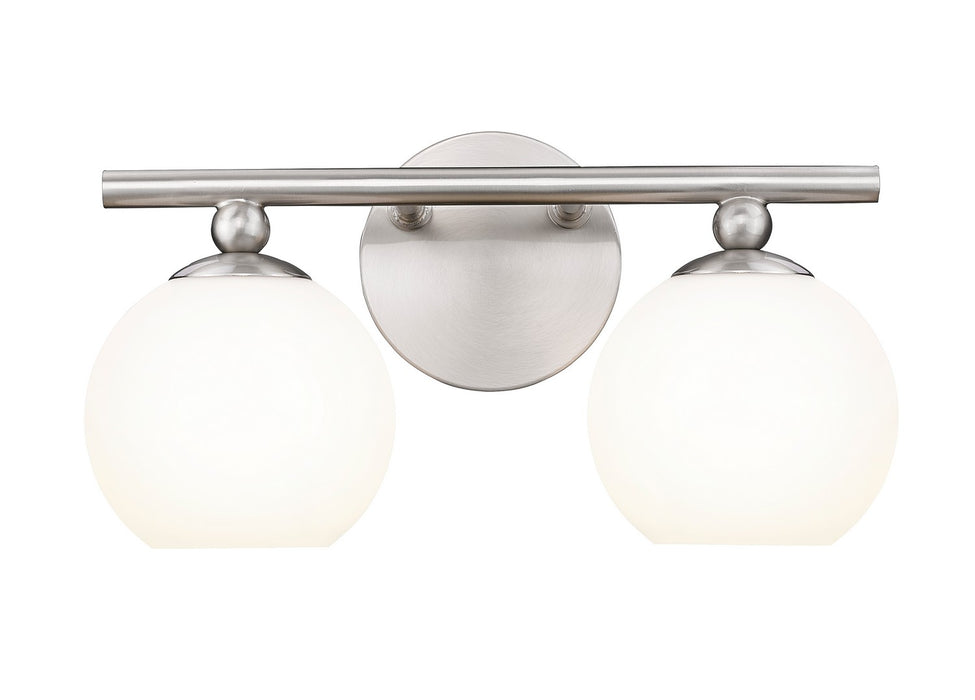 Z-Lite 1100-2V-BN Two Light Vanity, Brushed Nickel