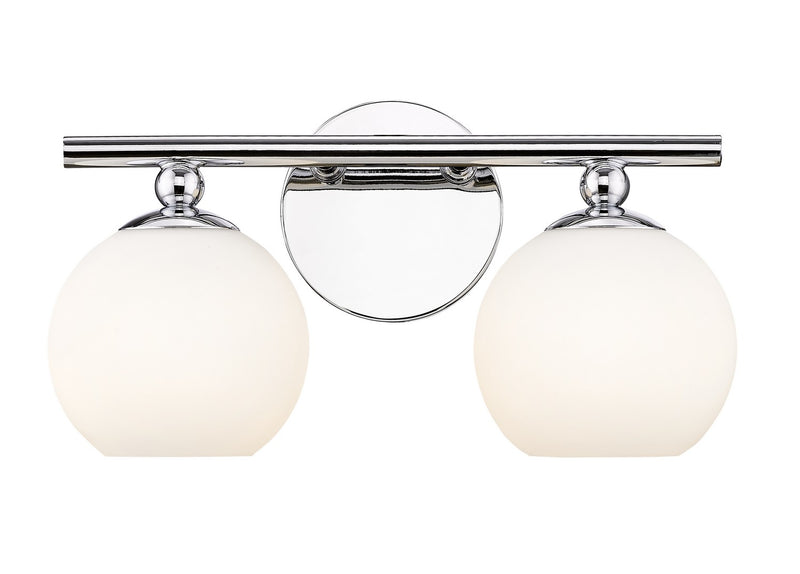 Z-Lite 1100-2V-CH Two Light Vanity, Chrome